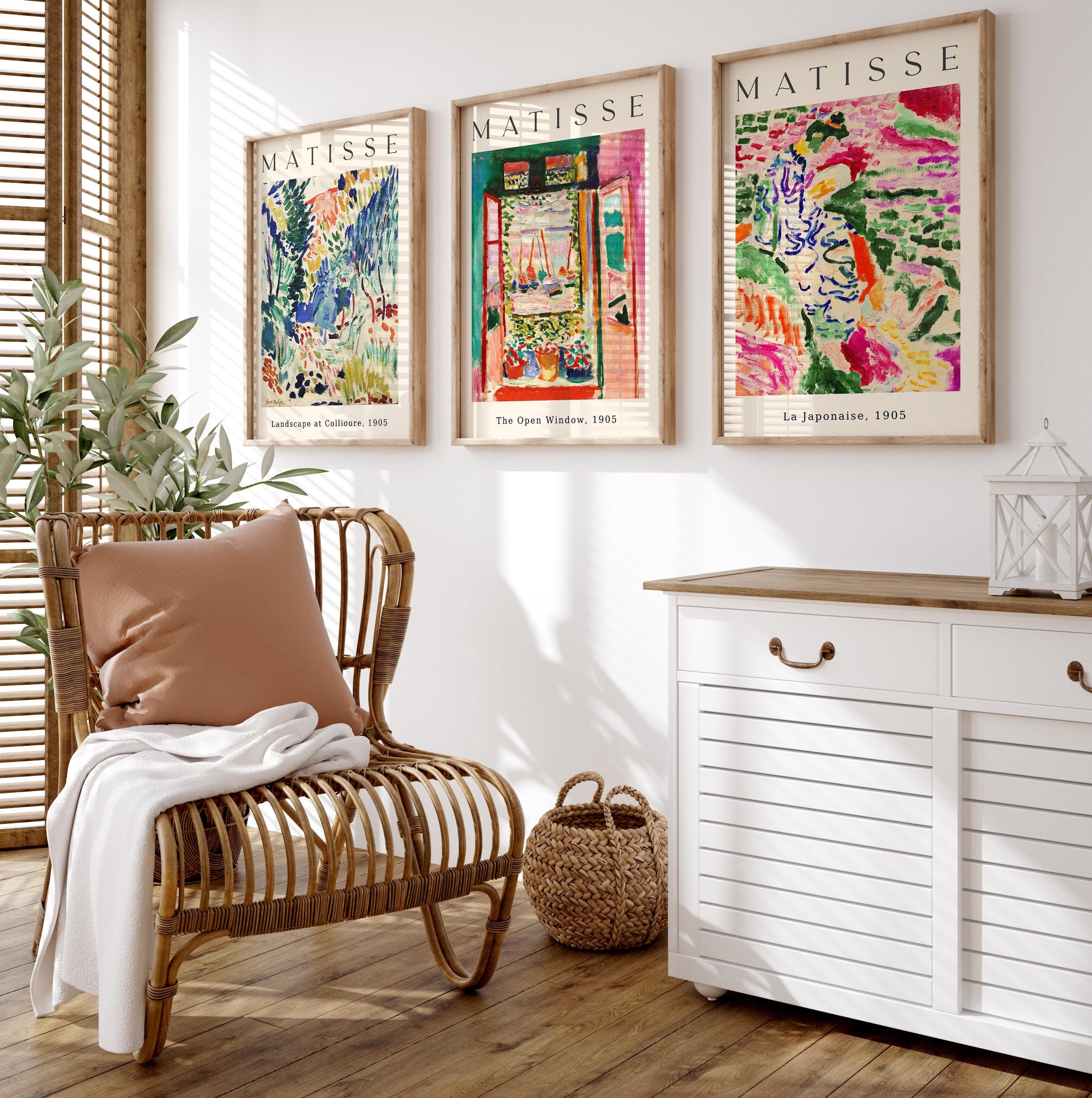 Matisse Print Set: Mid-Century Modern Landscape Art (Digital Download)