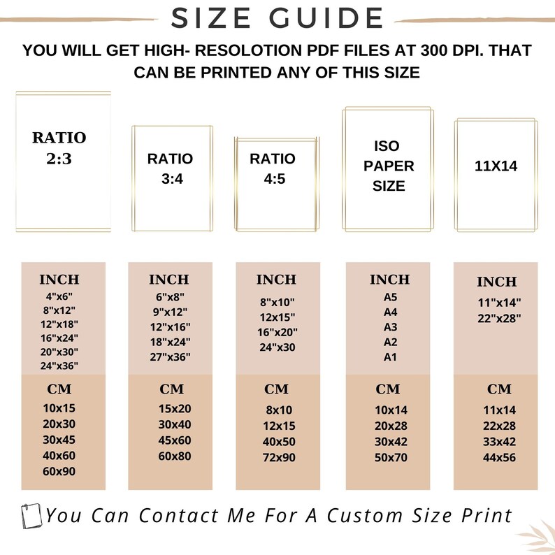 Buy Boho Brown Print Set of 3, Boho Wall Print, Abstract Wall Art Print