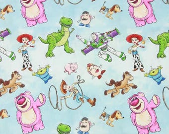 Disney Toy Story Fabric Buzz Lightyear Woody Fabric Cartoon Cotton Fabric By The Half Yard