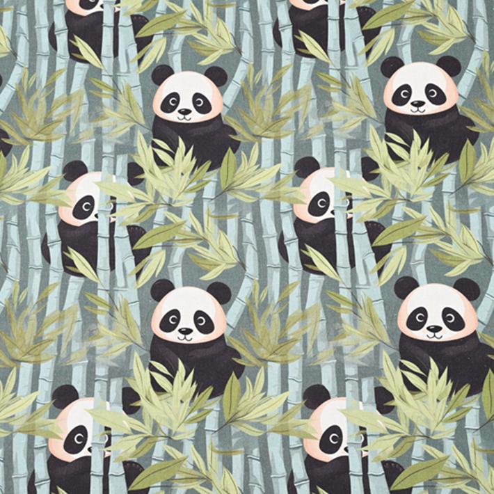 Panda Fabric Giant Panda Fabric Cotton Fabric By The Half Yard