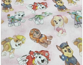 Paw Patrol tissu chiot tissu chien Anime tissu dessin animé coton tissu par la demi-cour