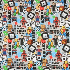 Roblox Girl Seamless Pattern for your Gamer Girl. Roblox Pattern for  crafting, fabrics, scrapbooking, etc.