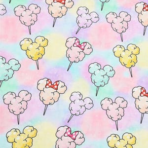 Mickey Minnie Mouse Fabric Headband Fabric Anime Fabric Cartoon Cotton Fabric By The Half Yard