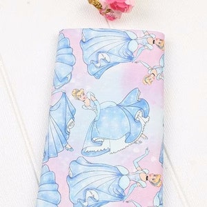 Cinderella Fabric Disney Princess Fabric Cartoon Cotton Fabric by the ...