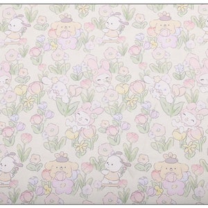 Sanrio My Melody Fabric Cartoon Cotton Fabric By The Half Yard