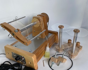 Electric spinning wheels. Spinning Wheels.  E-spinner. lazy kate