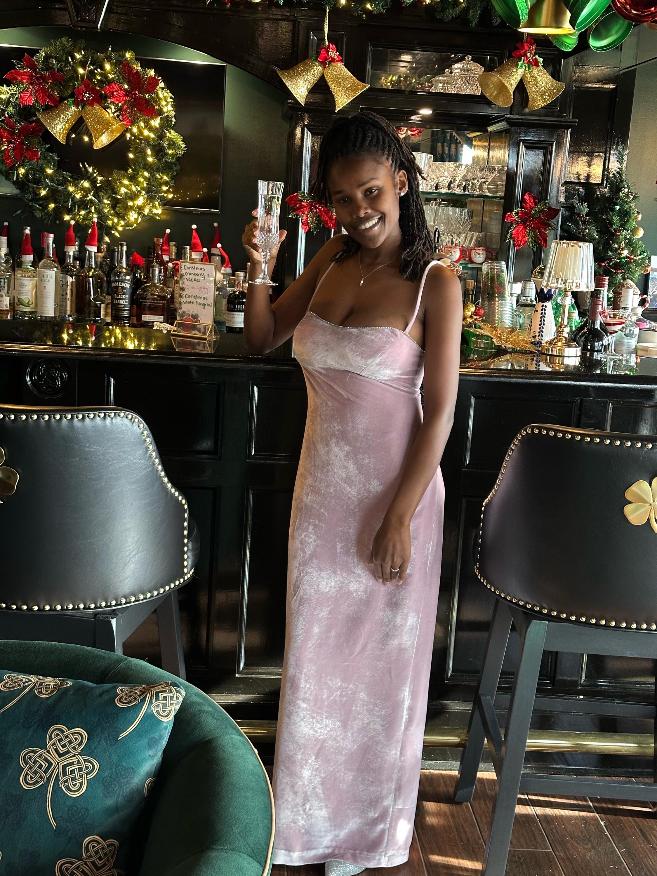 empire waist mother of bride dress Empire Waist V-Neck Open Back Satin Tea Length Mother of the Bride Dress