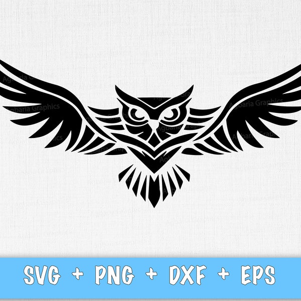 Owl svg design for Cricut and Silhouette, Owl cut file, Owl svg, Bird clipart Svg, woodland svg, Owl files for cricut, Owl clipart.