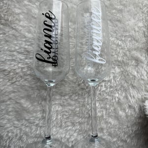 Personalised Champagne Flutes