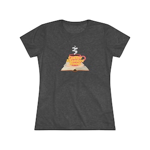 Coffee Blanket Book T-Shirt for Book Lovers - Women&#39;s Tri-Blend Tee - 6 Colors Available - Authors Writers Readers Book-Worms