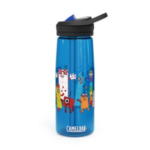 Number Blocks Water Bottle - CamelBak Eddy® or Kensington™, Number Blocks Water Bottle