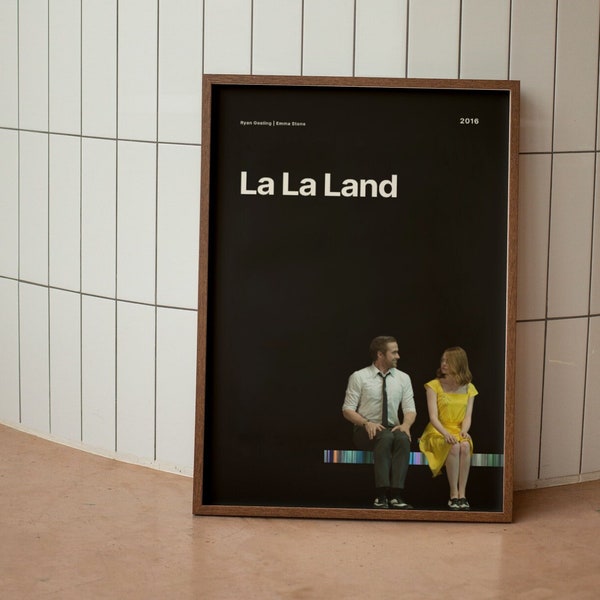 Cartel de La La Land, La La Land Art, Descarga digital, Cartel de arte de pared, Cartel de película