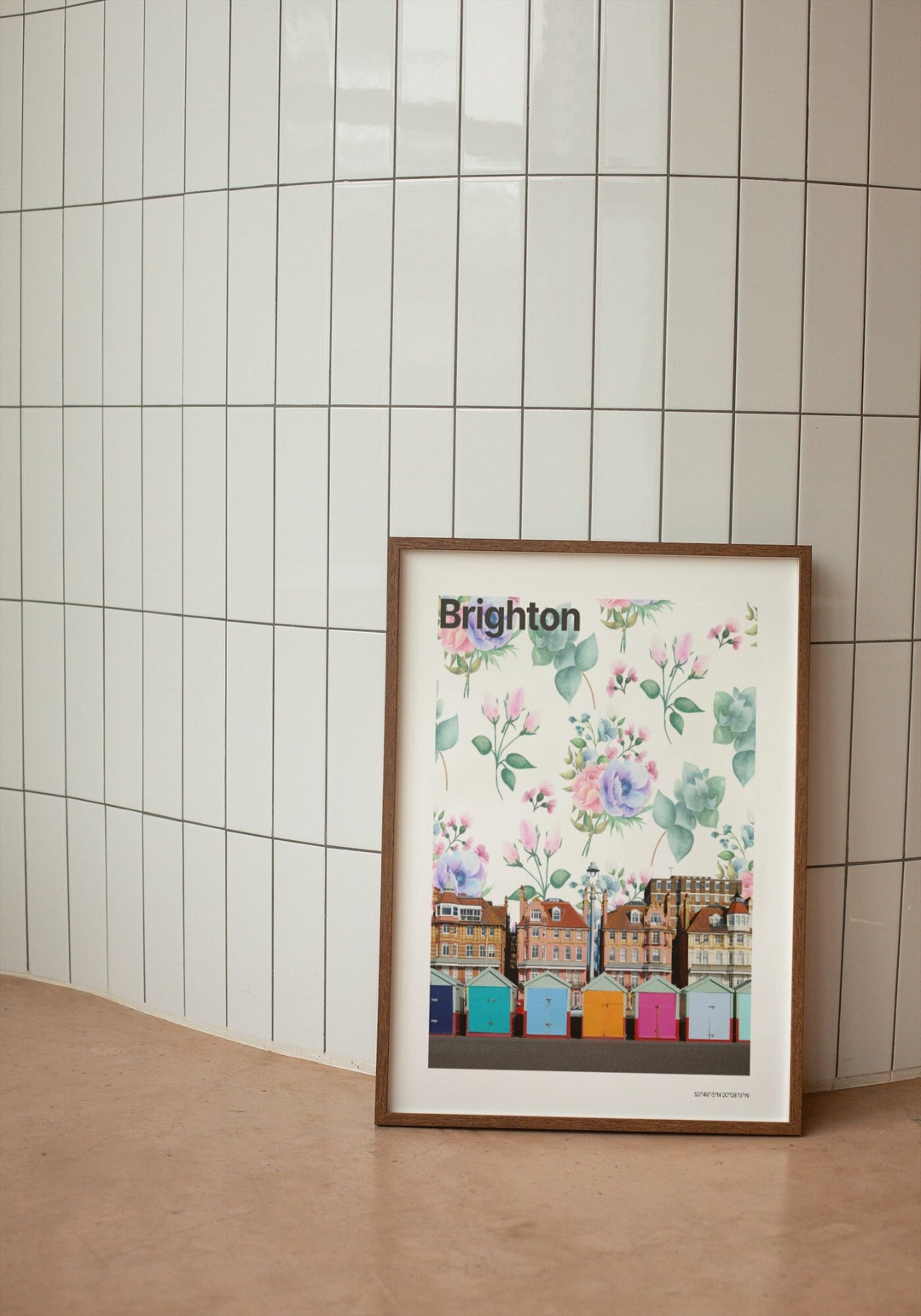 Brighton Poster City Print Digital Download Wall Art Poster City Poster Etsy