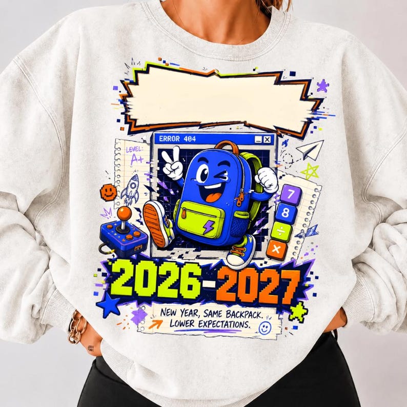 Retro Student Quote PNG: 6-7 School Year 2026-2027 (digital Download ...