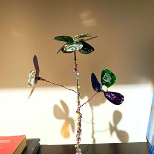 Plektrum Blumenstrauß - handgemachtes Jubiläum, Geburtstagsgeschenk, Frühlingsdekor