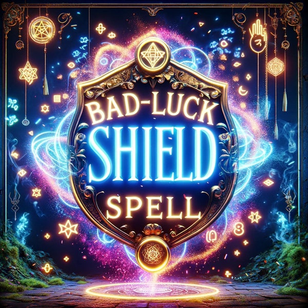 BAD LUCK SHIELD - Protect yourself from any kind of bad luck coming your way [Read The Description!!!] good luck spell, good fortune spell