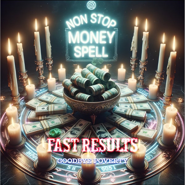 NON-STOP MONEY Spell - This is your subscription to wealth! [Read The Description!!!] money ritual, wealth spell, good luck spell, lottery