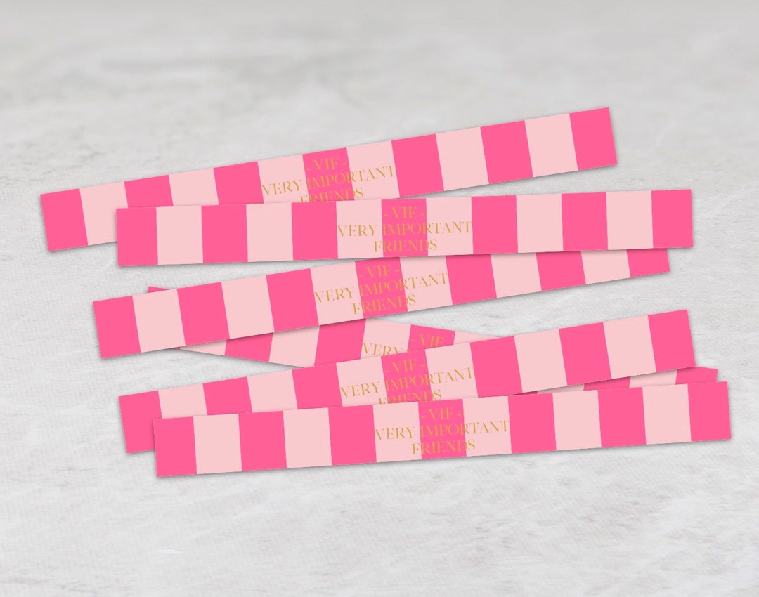A Party Ribbons Pink Pink // Party Decorations Birthday Celebrations