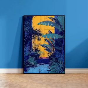 Arte de pared para amantes de las plantas | Arte de la planta de queso suizo | Póster Monstera | Póster de arte Monstera