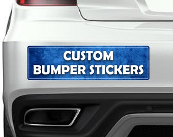 Custom Bumper Stickers | Print and Cut Any Design and Shape | Laminated Waterproof Custom Labels | Custom Stickers | Logo | Branding