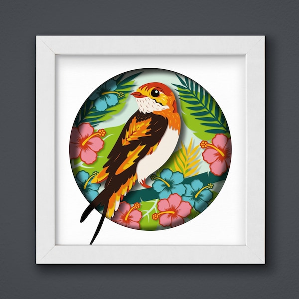 Bird SVG Shadow Box Template, Flowers Birds and Moon 3D SVG Shadowbox, Layered Cardstock Paper Cut for Cricut Bird SVG Shadow Box Template, Flowers Birds and Moon 3D SVG Shadowbox, Layered Cardstock Paper Cut for Cricut