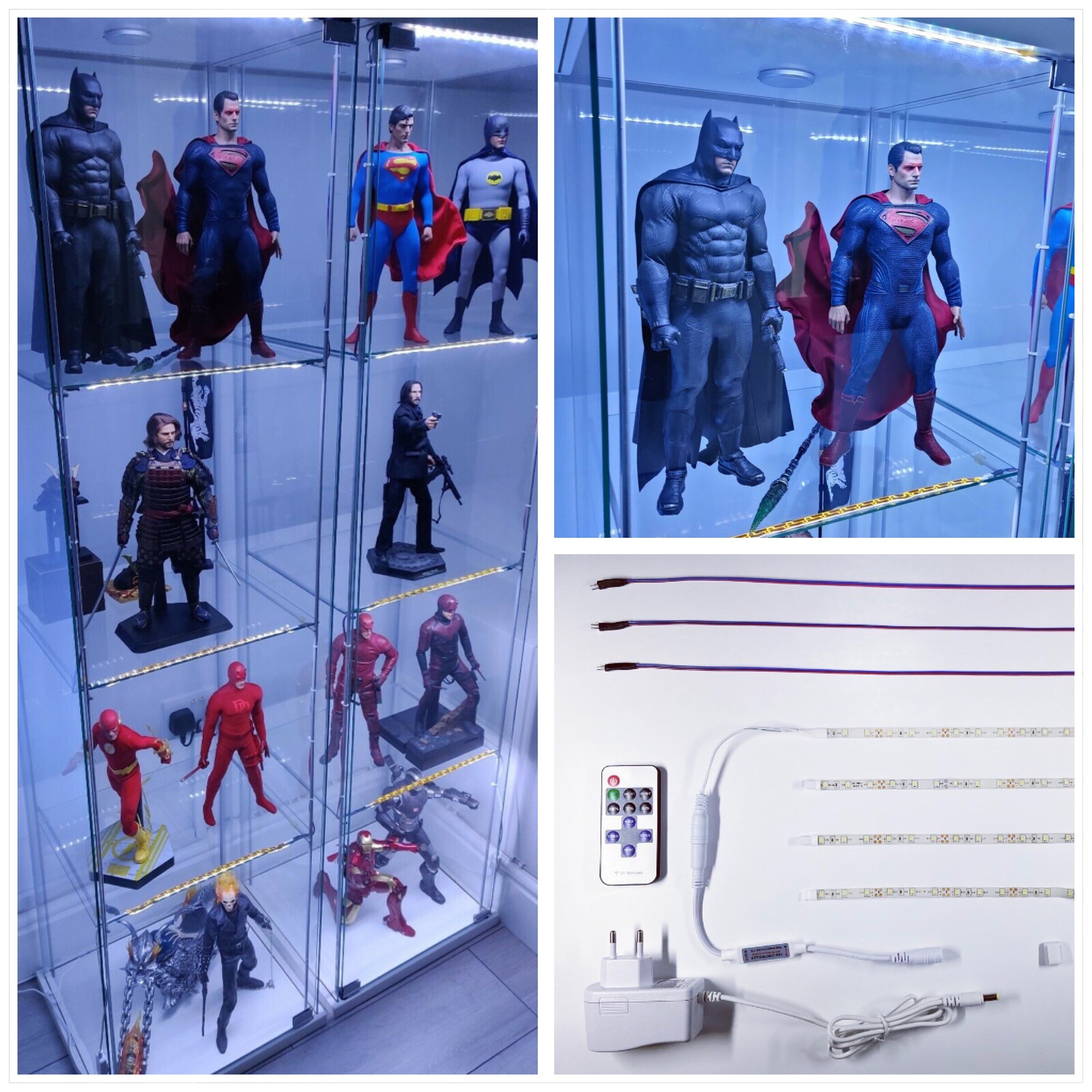 LED Lighting Kit for IKEA DETOLF Cool White with Rf Remote