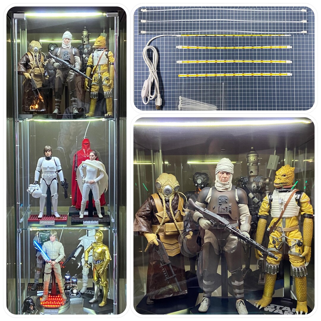 LED Lighting Kit for IKEA Detolf and Blaliden Display Cases - White ...