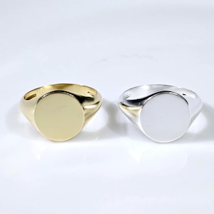 Oval Pinky Signet Ring, Engraving, 925 Sterling Silver Signet ring Mens, Womens, Pinky ring, Oval ring, Custom Rings, Personalized Ring Gift