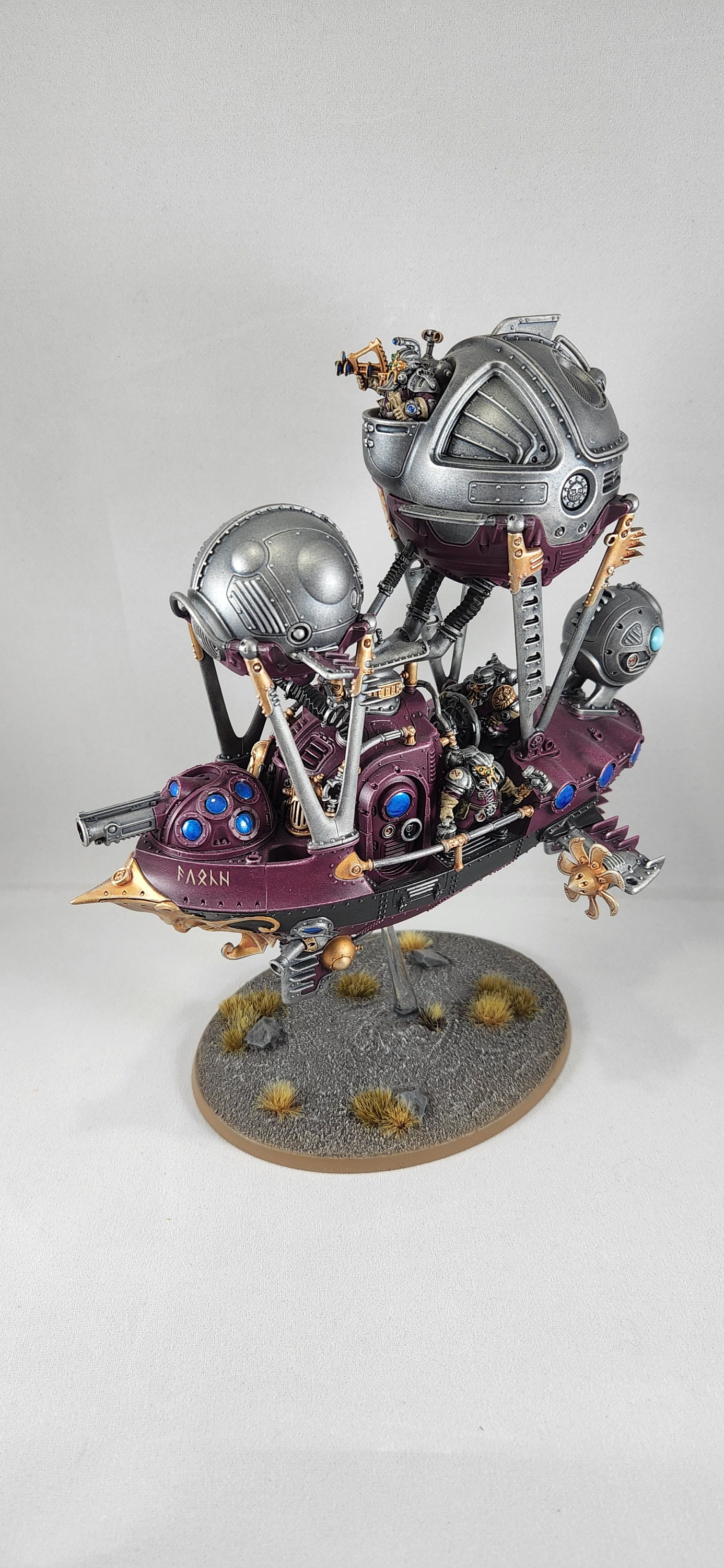 Age of Sigmar Arkanaut Frigate maroon - Etsy Sweden