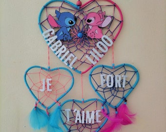 Stitch en Angel in Love Dromenvanger