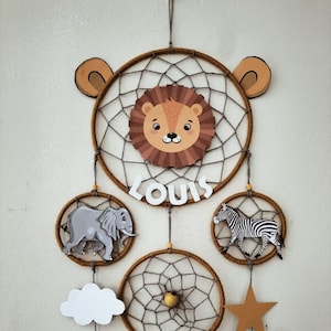 Jungle animal themed dreamcatcher