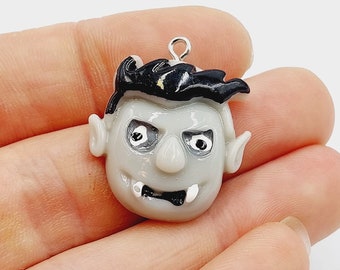 2 Vampire Dracula Charms (Vampier Graaf Dracula Nosferatu gotische cartoon hanger cadeau) - G54