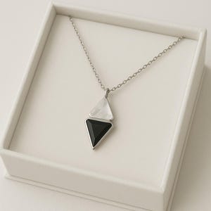 Black Tourmaline Selenite Necklace | Protection Jewelry | Gold Plated Necklace | Repels Negative Energy | Promotes Calmness