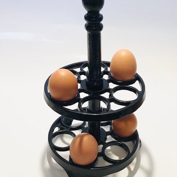 Cast Iron Egg Holder Etsy UK