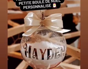 boule de noël personnalisé