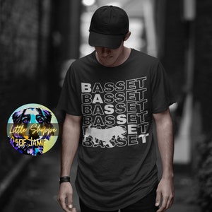 Basset Hound graphic tee dog lover gifts Basset mom gifts Basset dad shirts Basset Hound t-shirt Basset gifts Dog mom tshirt dog dad tshirt