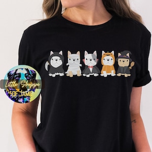 Bulldog Francés Halloween camiseta perro amante regalo Frenchie mamá regalo Bulldog regalo Frenchie regalo Halloween perro camisa otoño camisas regalos de Halloween