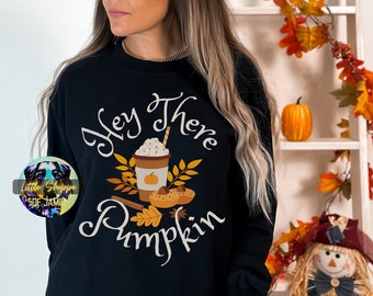 Pumpkin Spice latte sweatshirt autumn sweatshirt pumpkin sweatshirt thanksgiving sweaters fall jumper gift for her autumn shirt coffee lover