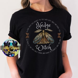 Hedge witch shirts witchcraft wiccan gifts pagan shirts goblincore clothing witchy t-shirt forest witch cottagecore shirts green witch gifts
