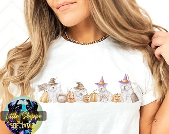 West Highland Terrier Halloween T-shirt dog lover gift Westie mom gifts Halloween dog shirt autumn shirts dog mom gifts fall gifts Halloween