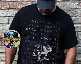 Olde English Bulldogge graphic tee shirts dog lover shirt Bulldog t-shirt Bulldog gift English Bulldog mom dog mom shirt dog dad gift shirts