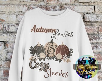 Cozy sweater fall sweatshirt autumn sweatshirts pumpkin sweatshirt thanksgiving sweaters fall jumper gift for her animal print autumn shirts