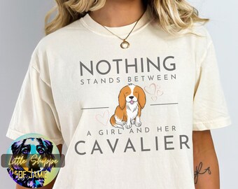 Cavalier King Charles Spaniel chemise Cavalier cadeaux amoureux des chiens cadeaux Cavalier tee shirt Cavalier maman t-shirt cadeau Cavalier cadeaux Chien maman chemise
