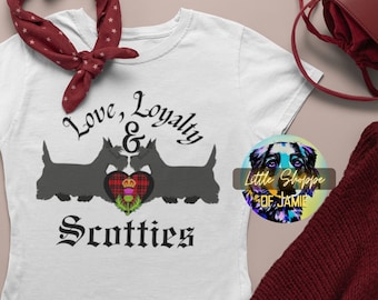 Scottish Terrier graphic tee shirt dog lover shirts Scottie dog t-shirt Scottish Terrier gifts Scottie mom dog mom shirt dog dad gift shirts