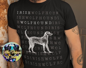 Irish Wolfhound graphic tee shirts dog lover shirts Irish Wolfhound t-shirt Wolfhound gifts Wolfhound mom dog mom shirts dog dad gift shirts