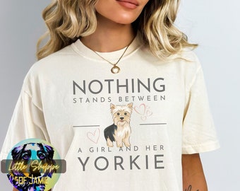 Yorkshire Terrier Graphic Tee Shirt Yorkie shirts Yorkie gifts dog lover gifts Yorkshire terrier t-shirt Yorkie mom dog mom gift dog mom tee