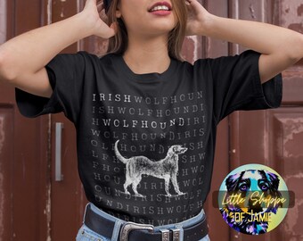 Irish Wolfhound graphic tee shirts dog lover shirts Irish Wolfhound t-shirt Wolfhound gifts Wolfhound mom dog mom shirts dog dad gift shirts