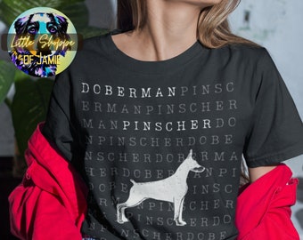 Doberman Pinscher graphic tee shirts dog lover gifts Doberman gifts dog mom shirts Doberman Pinscher T-shirts Dog dad gifts dog lover tees