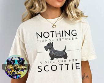Scottish Terrier graphic tee shirt dog lover shirts Scottie dog t-shirt Scottish Terrier gifts Scottie mom dog mom shirt dog dad gift shirts