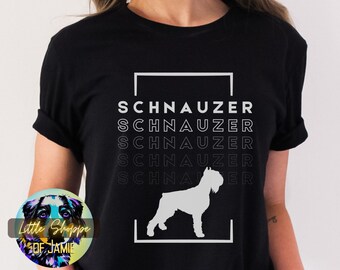 Schnauzer camisetas Schnauzer regalos perro amante regalos Schnauzer papá camiseta Schnauzer mamá camiseta regalo Schnauzer camiseta perro dueño regalos